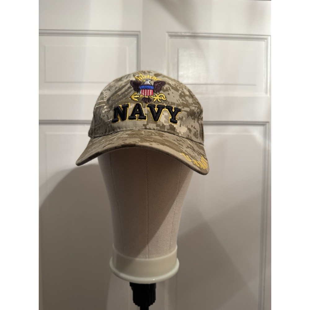 Cursed Brand US Navy Adjustable Camo Hat